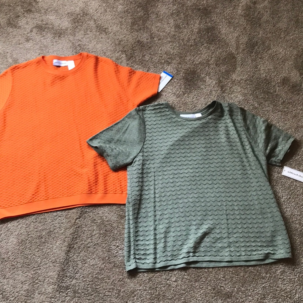 NWT Bundle Alfred Dunner Textured Tops